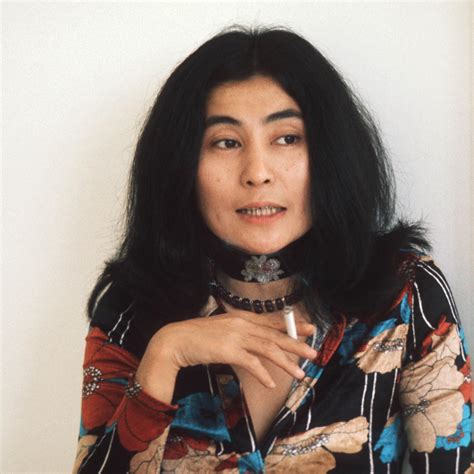 Yoko Ono at 90 .